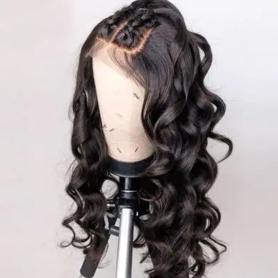 

Cuticle aligned human hair 360 lace frontal wig with baby hair, Raw virgin swiss lace human hair wig lace front, #1,#1b, natural color, #2, #4,#27, #30, #613