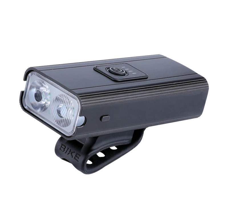 

USB Charging Smart Front Light For Bicycle Handles, Black