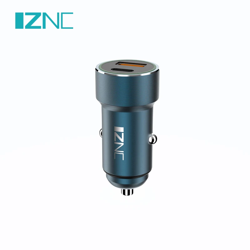 

IZNC fast charging QC3.0 USB Type-C car charger for mobile phone during travel