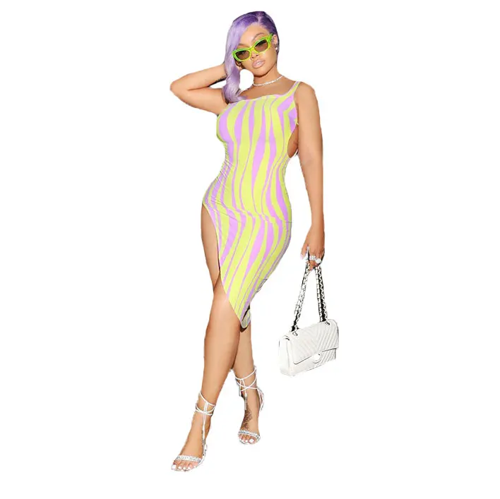 

10622-MX72 patchwork asymmetrical sleeveless sexy western women's dresses sehe fashion