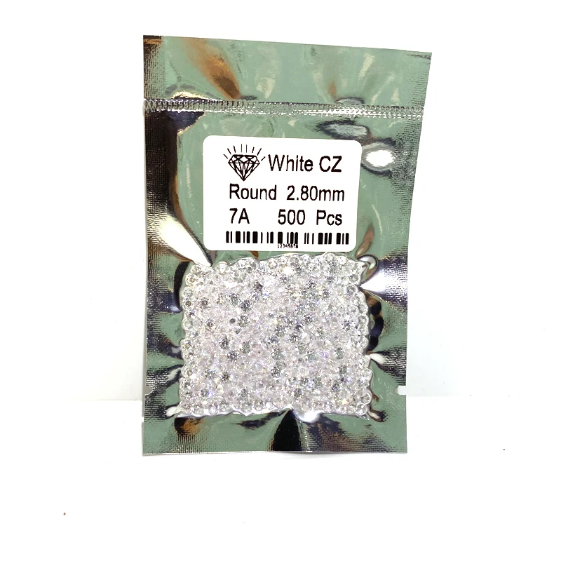 

Wholesale Price Loose gra moissanite white D color excellent VVS1 round 0.8-3mm moissanite stone diamond for jewelry making