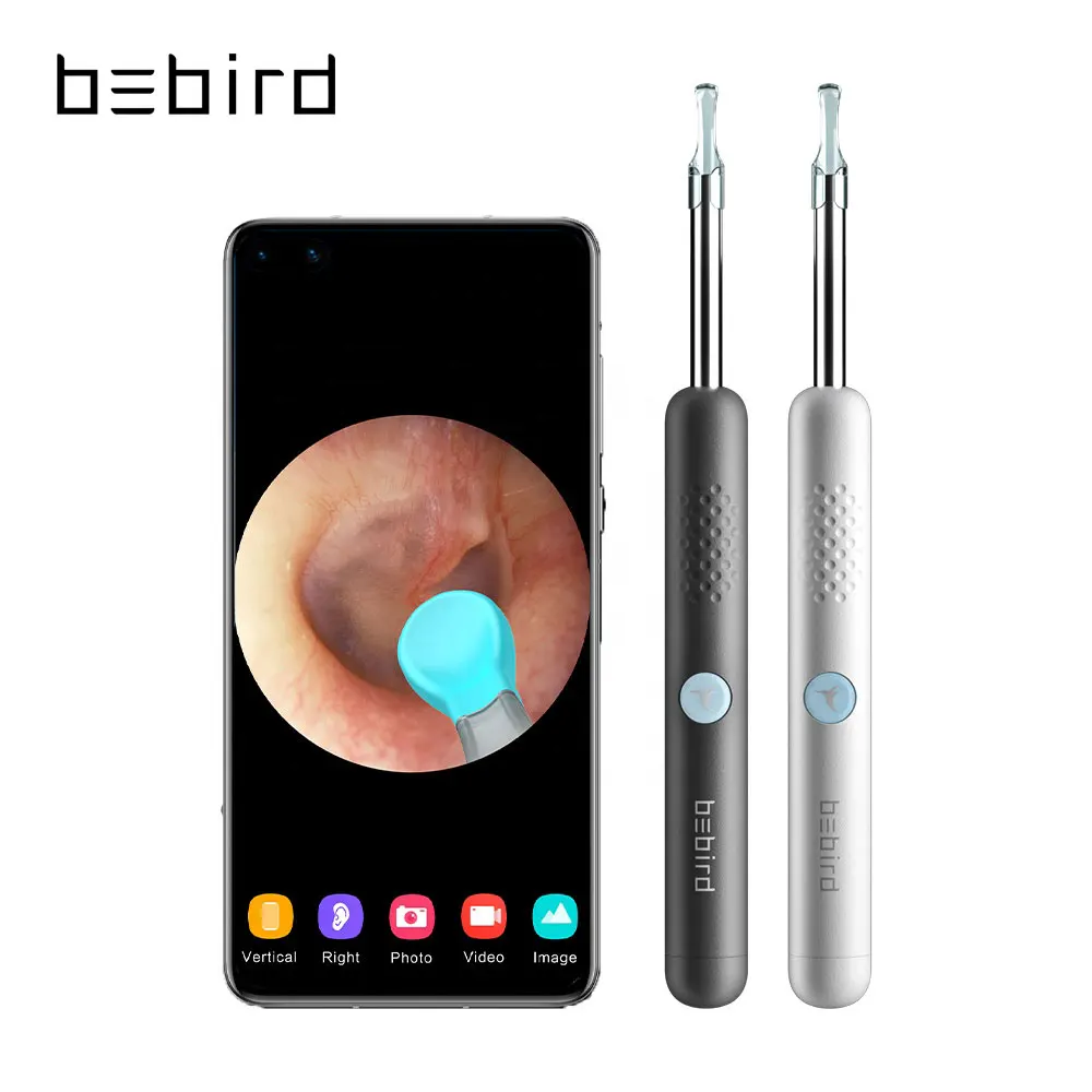 

Bebird R1 Consumer WiFi Ear Cleaner with Micro Real time image Video Camera for Smart Phones Tablets, White,black