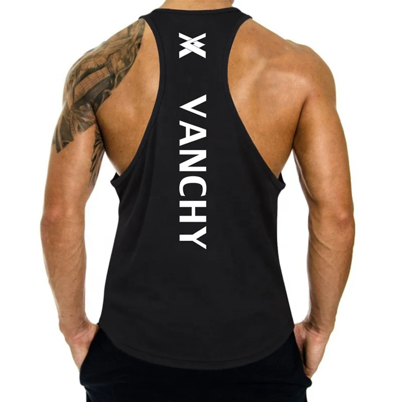

High quality gym bodybuilding clothing wholesale men sport tank top