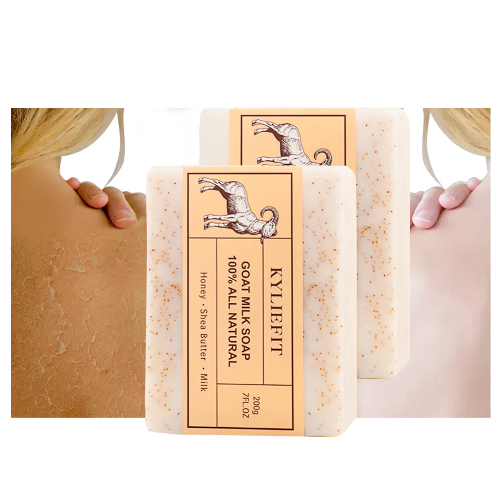 

OEM &ODM Natural Organic Essential Oil Warm smooth care Skin Whitening Goat Milk Face Soap