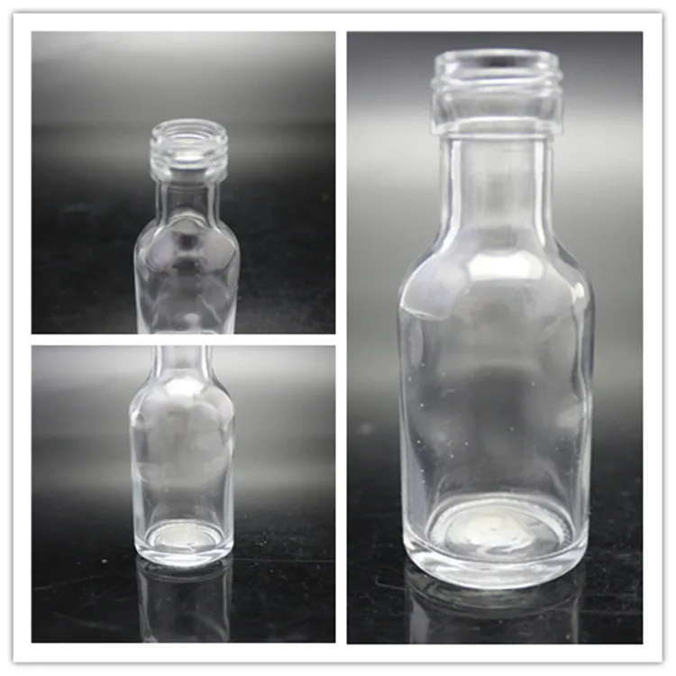 shanghai factory 23ml small sauce bottles with screw top