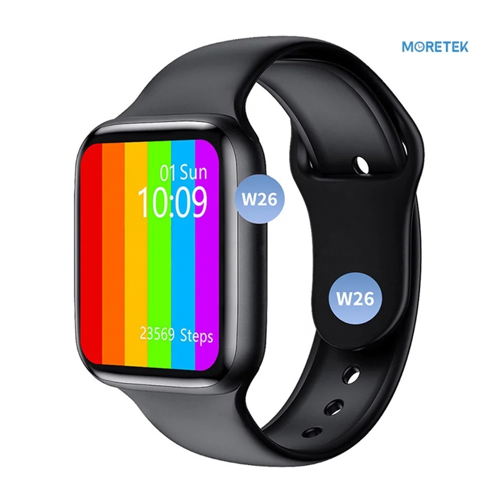

W26 High Resolution Classic Touch Screen Inteligente Wrist Heart Rate Smart Watch Sport W26