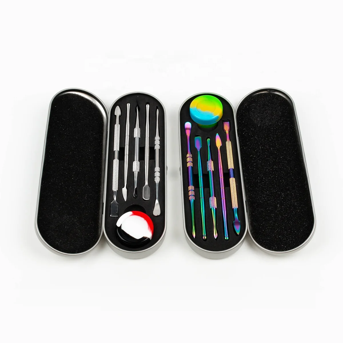 

Metal Dab Tool kit for Dabber Rig Glass Smoking Pipe Titanium Dabber Tool
