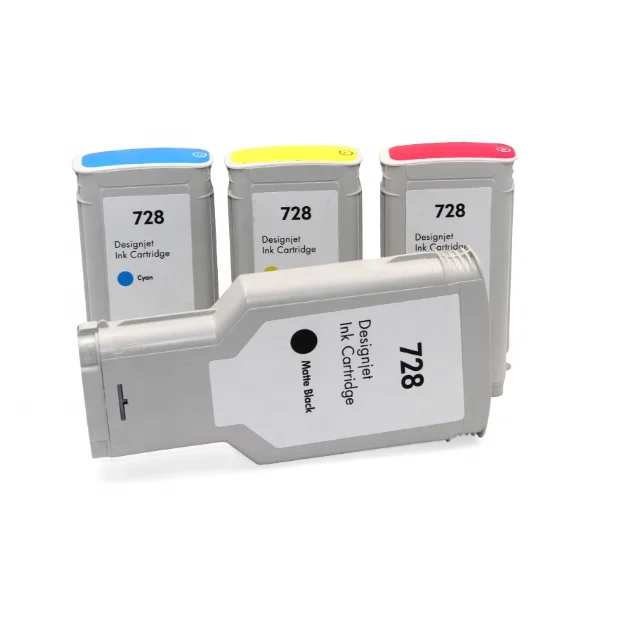 

Supercolor For Hp Designjet 728 Compatible Ink Cartridge With Chip For HP DesignJet T730 T830 Printer