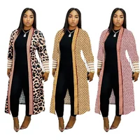 

9S02801 new arrival Threaded long sleeve custom logo 2020 fashion High quality coat women clothing