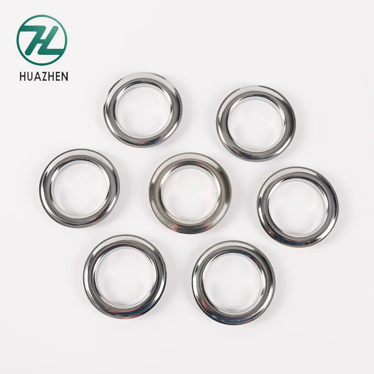 

New arrive wholesale cheap 40mm eyelets metal grommet ring for curtains, Color card