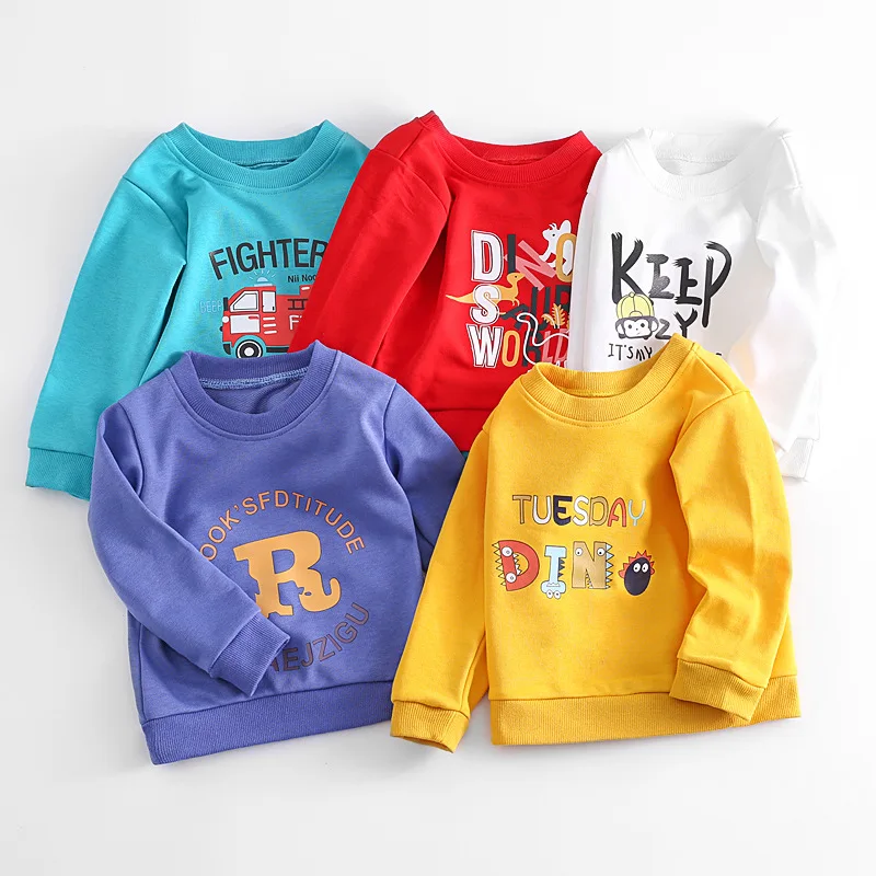 

Kids Clothes Sweatshirts Youth Heritage Fleece Cartoon Pullover Sweatshirt Stocks