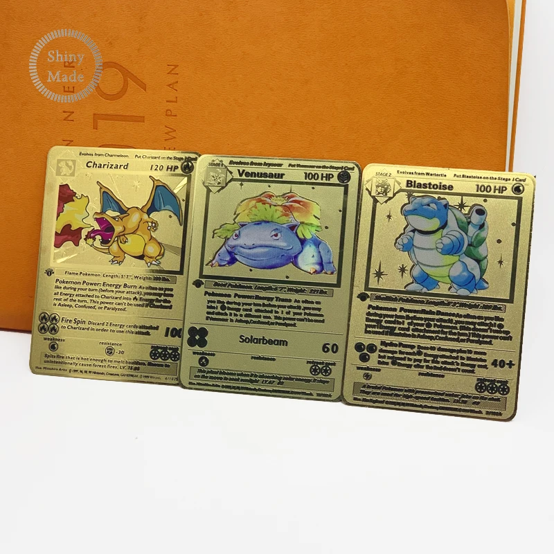 

Custom cheap metal playing game card trading cards pokemon cards box