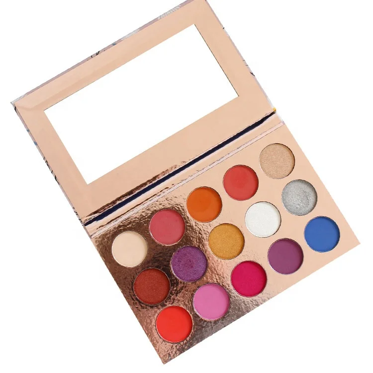 

Neutral Custom Highend Makeup Create Your Anylady Hello Shimmer High Quality Vegan Makeup Palletes Eyeshadow Pigment, Multi-colored