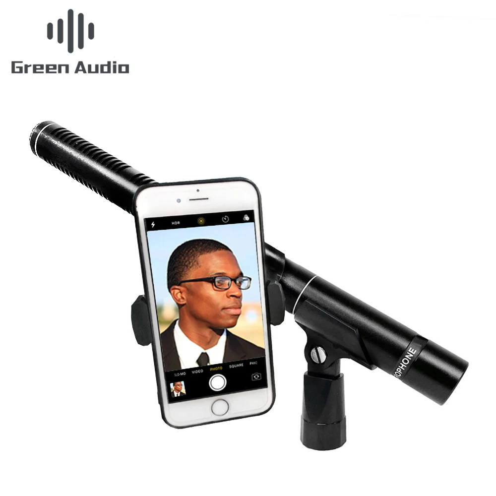 

GAM-CF07 Professional interview microphone handheld microphone shotgun microphone for interviews and movies, Black