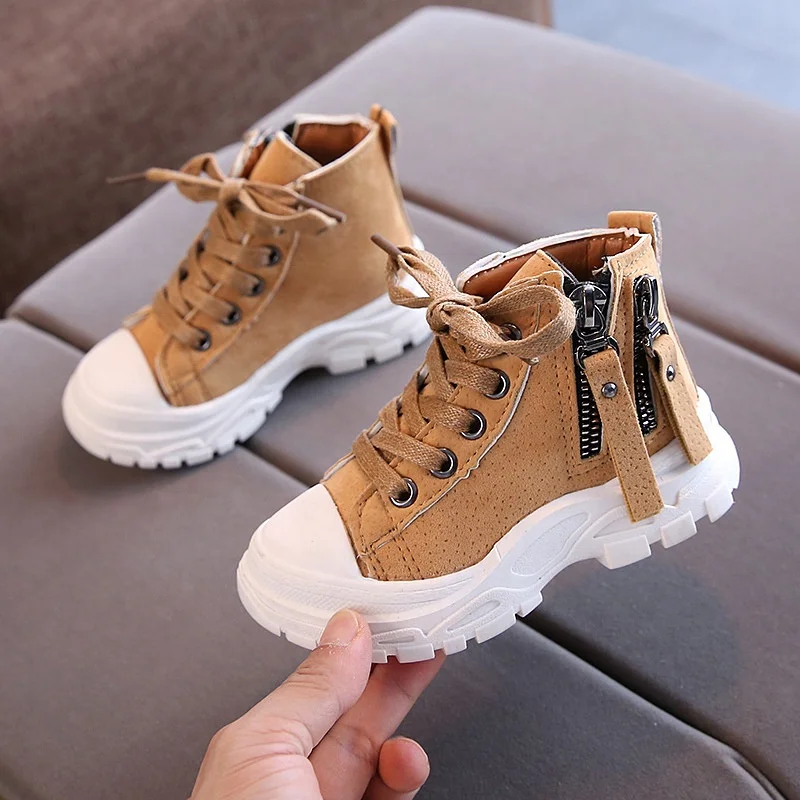 

Spring Autumn New Arrive Fashion Children Boot Ankle High Guality Cool Small Baby New Design Warm Shoes Kids Boots