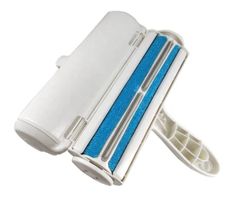 2-way pet hair remover roller removing cleaning brush dog / lint roller pet hair remover