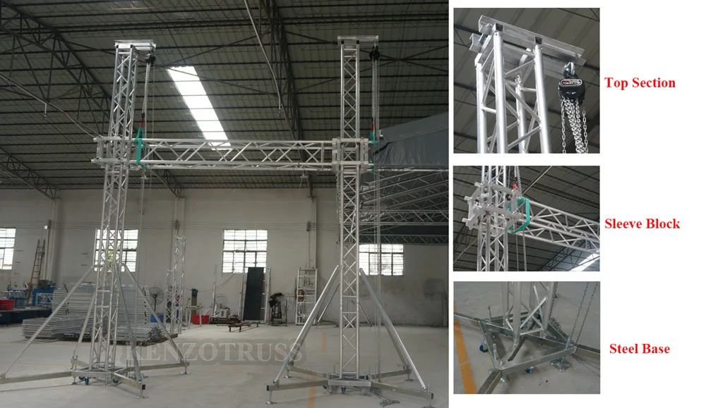 Truss-lift-tower-system