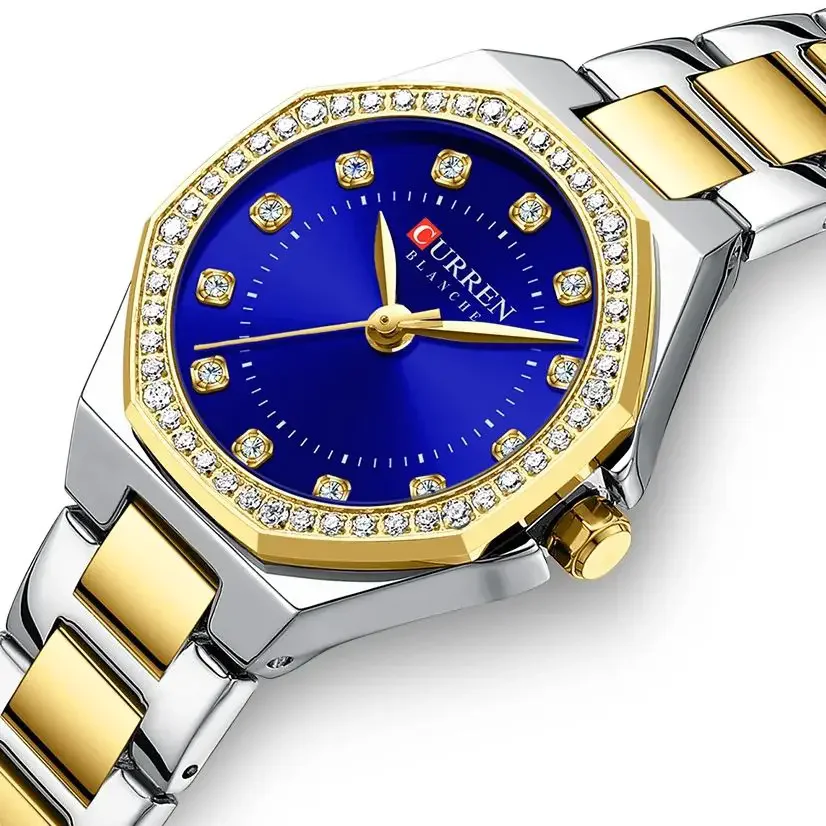 CURREN Watch for Women 9100 Fashion Quartz Women's Watches Waterproof Stainless Steel Bracelet Ladies Wrist Watch Classic 2024