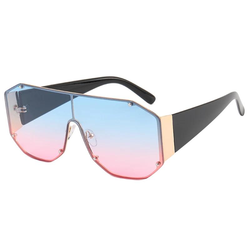 

Superhot Eyewear 52400 Fashion Mono Lens Oversize Shield Shades Sunglasses