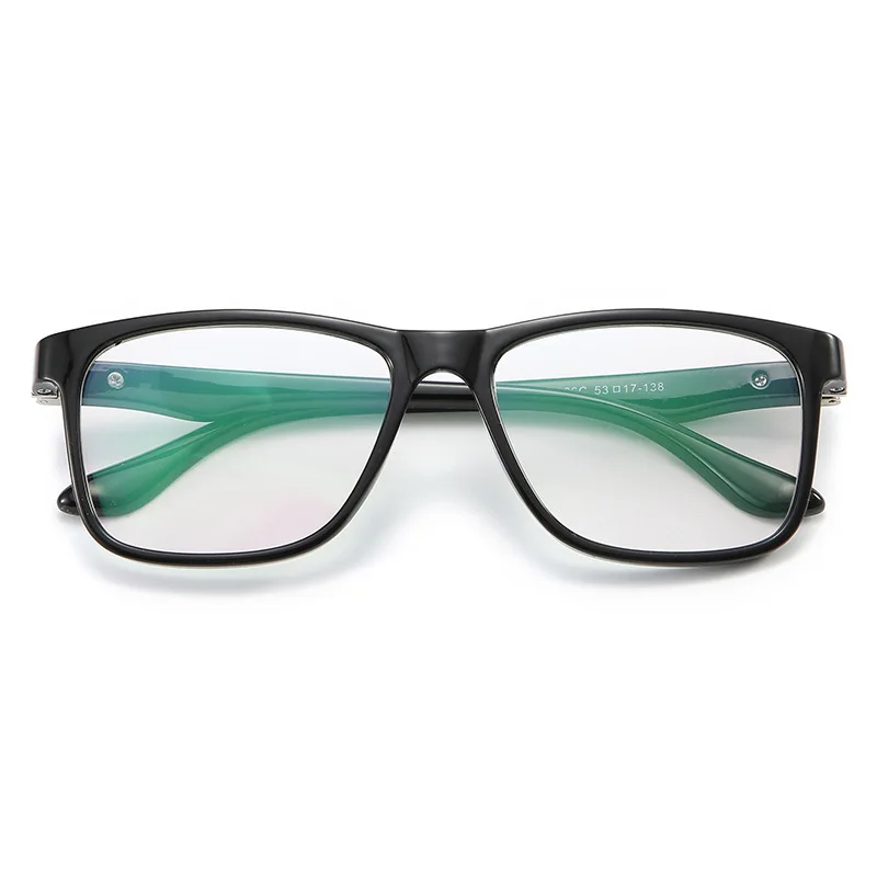 

Square fashion spring leg glasses frame new style white screen flat mirror male and female frames, Picture