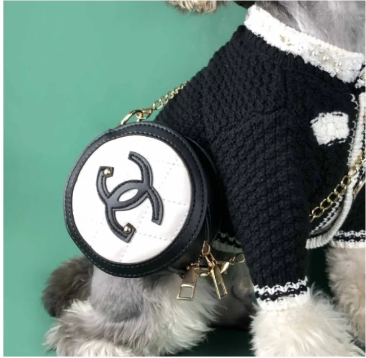 

Dog Self Shoulder Bag Dog Purse Dog Accessories Pet Outwear Decoration, As picture