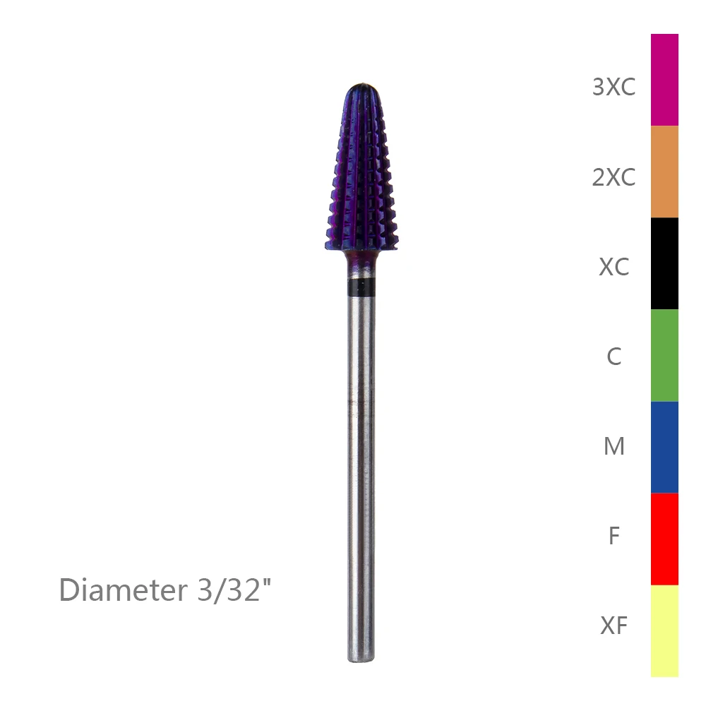 

Safe texas tornado purple drill bits tungsen carbide titanium nail drill bit