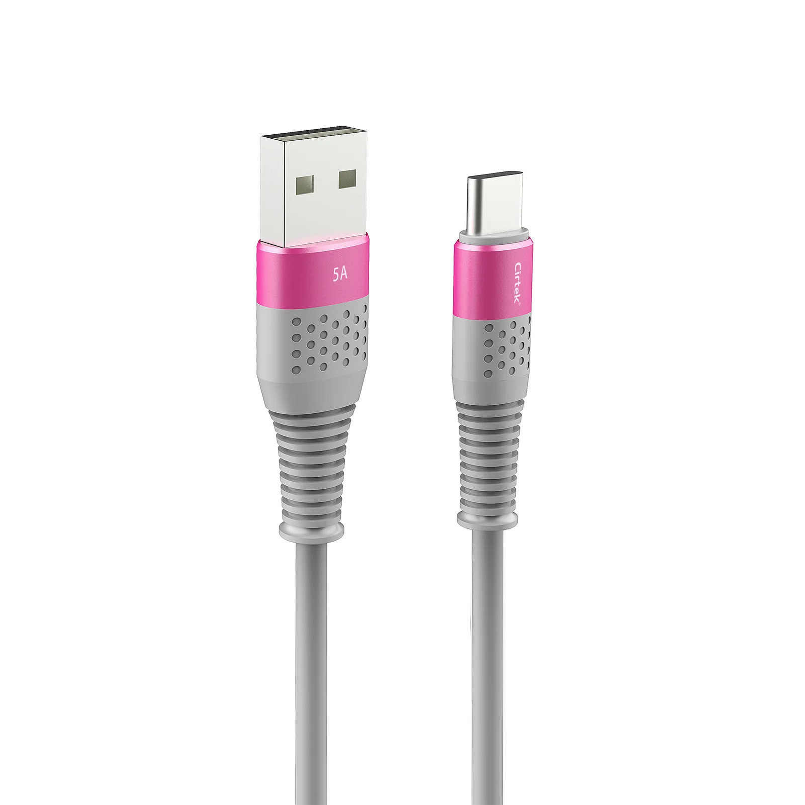 

Cirtek free shipping fast charging data transfer 1m high quality 5A cable cargador mobil cable lightning to usb type c cable