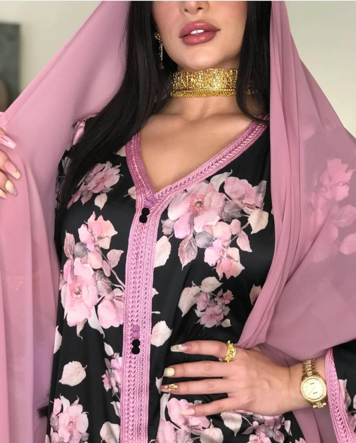

Arabic Robe Muslim Moroccan Long Dress 2021 Abaya Dubai Apparel Suppliers, Picture