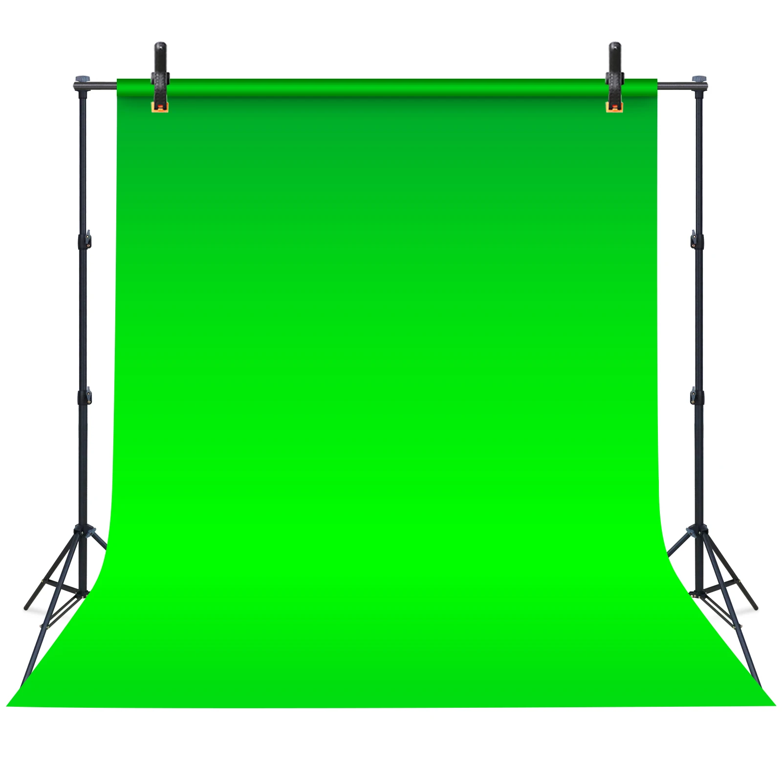 

XINTAN B1520 Portable Background Backdrop Support Stand Kit 1.5m/5ft Wide 2.1m/6.9ft Tall Adjustable Photo Backdrop Stand, Black