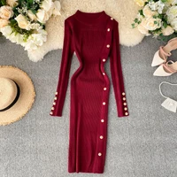 

New Fashion Casual Bodycon Knitting Dresses For Women