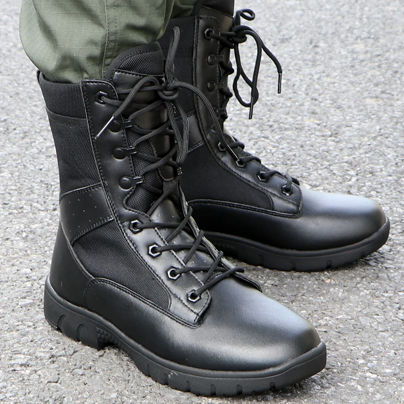 

Desert boots tactical 2021 New Style Army Military Combat Boots, Black
