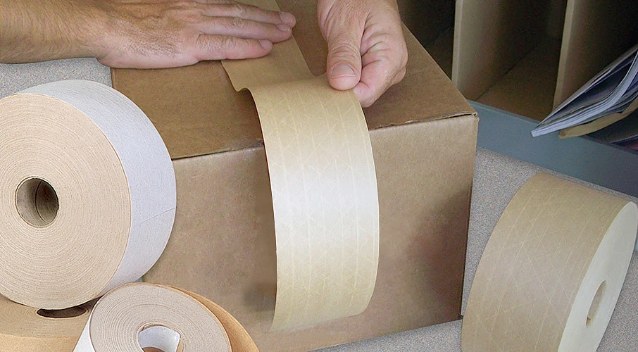 Custom Printing Amazon Prime Black Packing Kraft Paper Tape, Wholesale