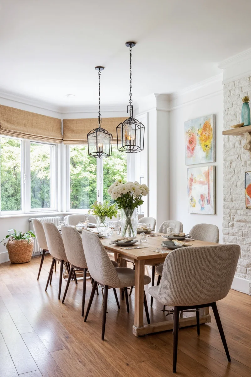 Expandable bistro table setup with extra seating