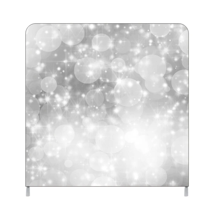 European Style Detachable 8*8ft Pillowcase Photo Booth Background Stand Display 10*8ft Tension Fabric Backdrop Trade Shows