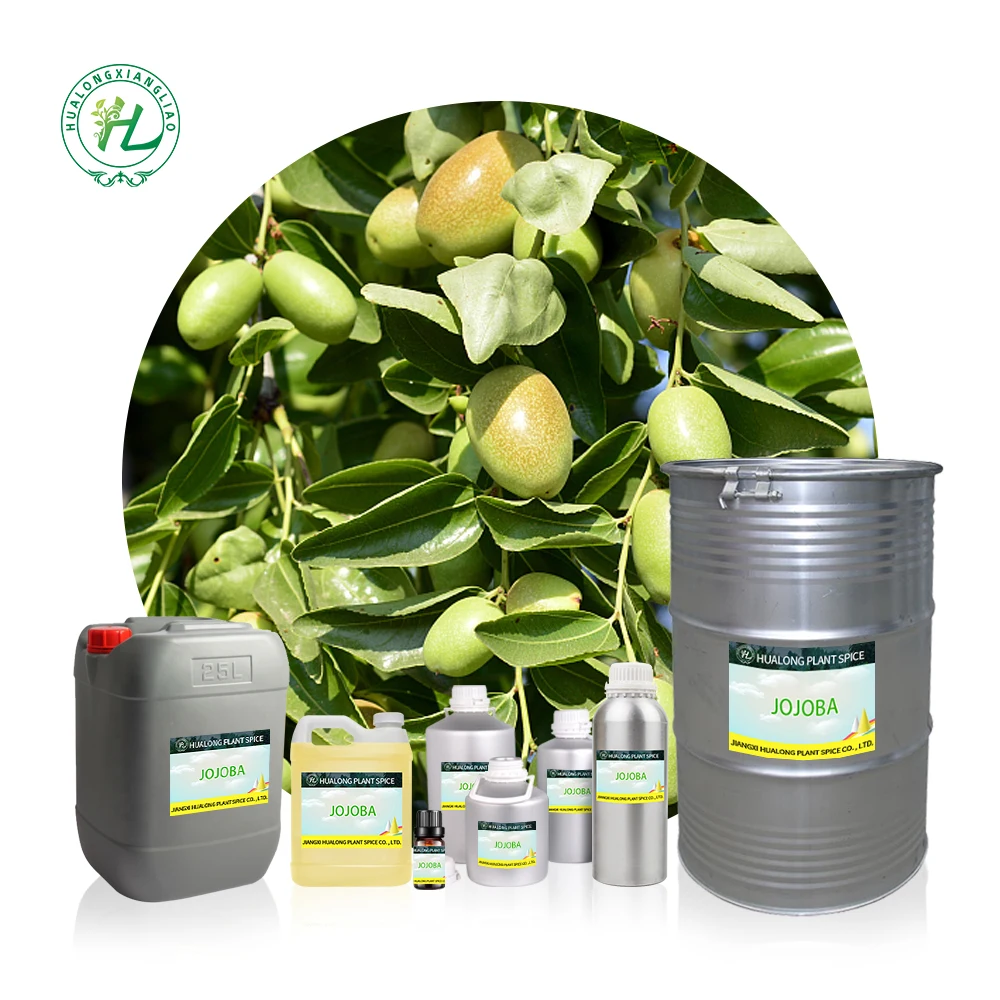 

Manufacturer Organic Wholesale 100% natural Cold pressed Virgin Jojoba carrier oil for Skin care Bulk price Drum 1kg OEM