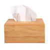 Tissue box made of bamboo