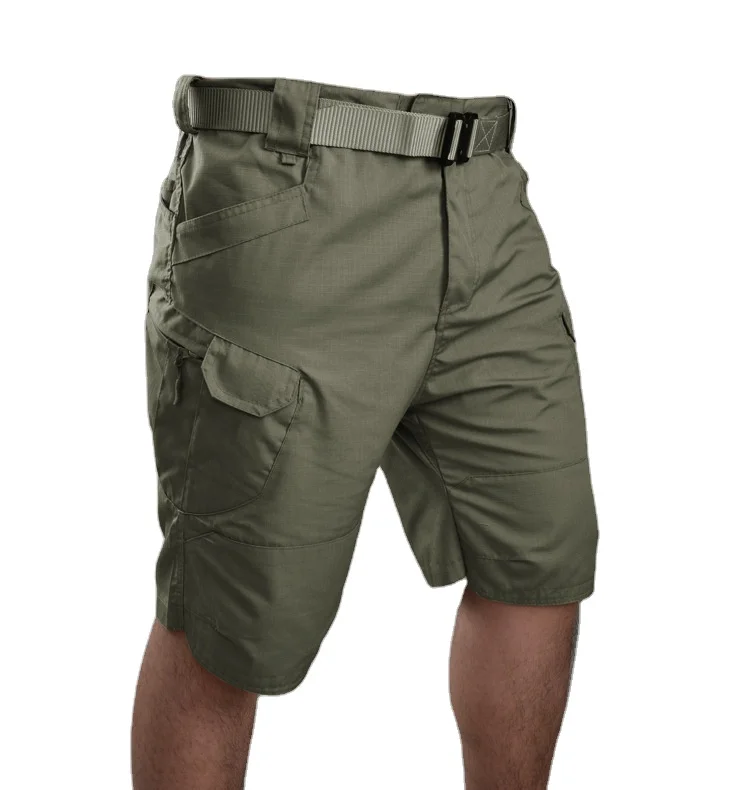 

Wholesale New Men Summer Half Length Military Tactical Shorts Multi-pocket Plus Size Casual Overalls Cargo Shorts, Khaki, green, black, grey,brown