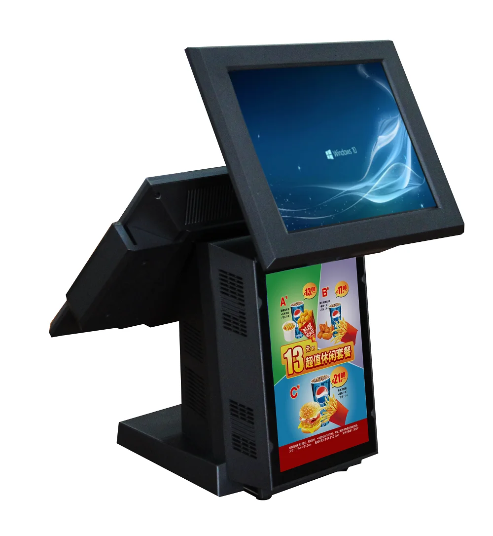 

Android, Win, Linux POS System Cash Register with 58/80mm External Thermal Printer for Giant Supermarket