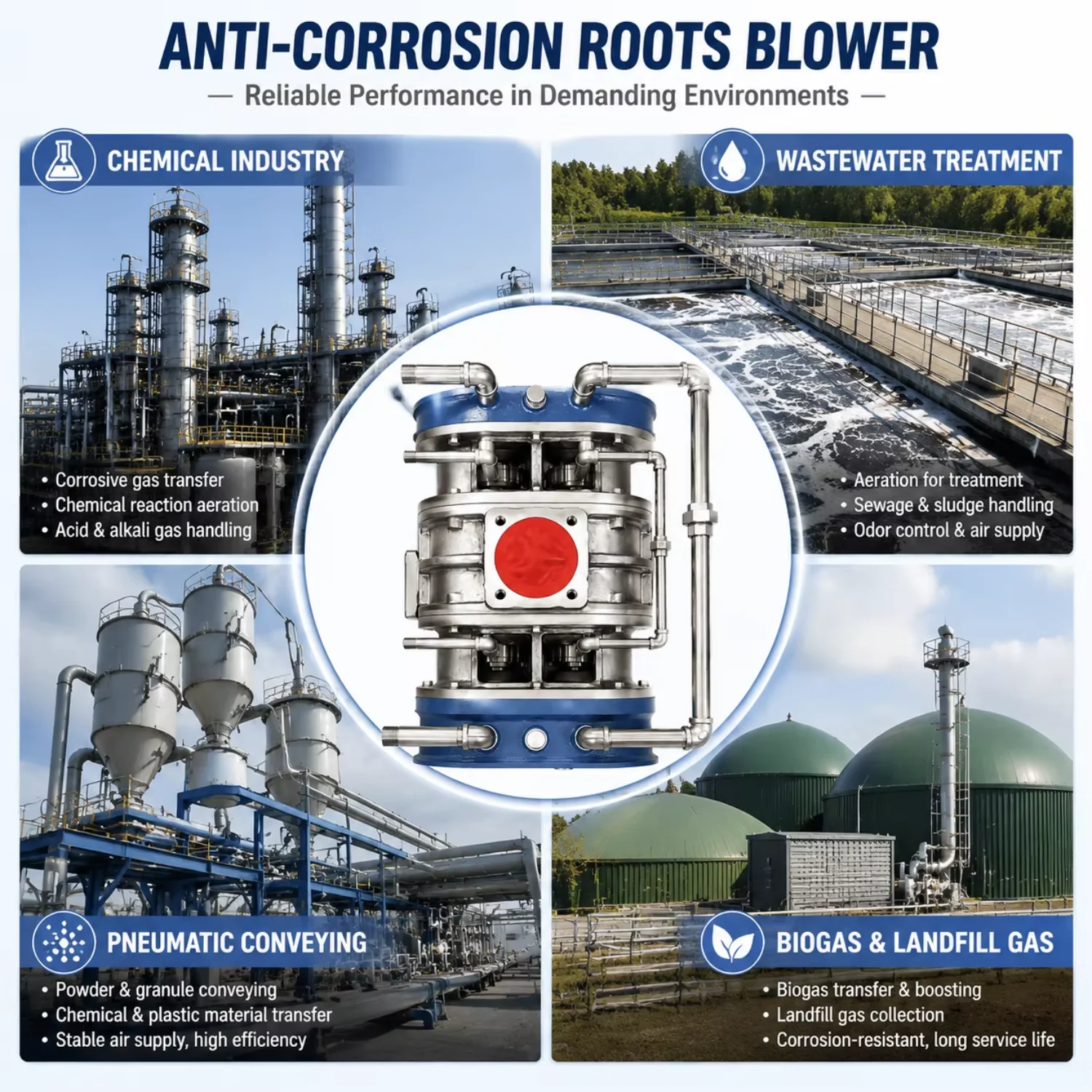 Roots Blower, 3-15kW, 10kPa-100kPa - detail 10