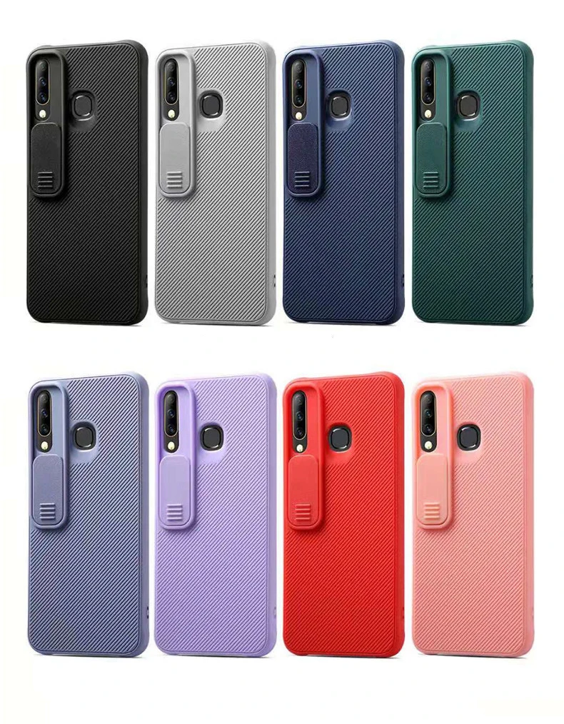 

Anti Fall Peeping Push Window Protective Waterproof Shockproof Phone Case For Infinix Hot 10 9 8 Covers