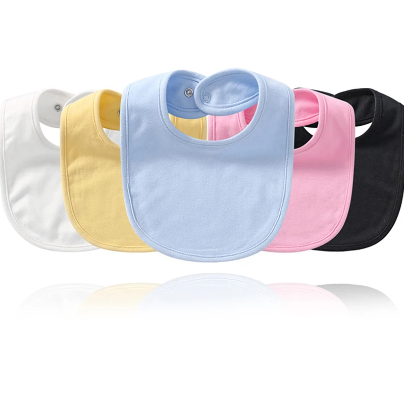 

FreeExport Wholesale Newborn Baby Apron Waterproof Muslin Infant White Printed Toddler Cotton Bibs For Babies Kid, Customized