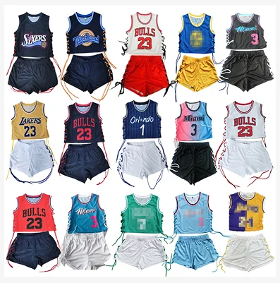 

Wholesale price custom basketball uniform sexy sport jersey dress for women basketball uniform set