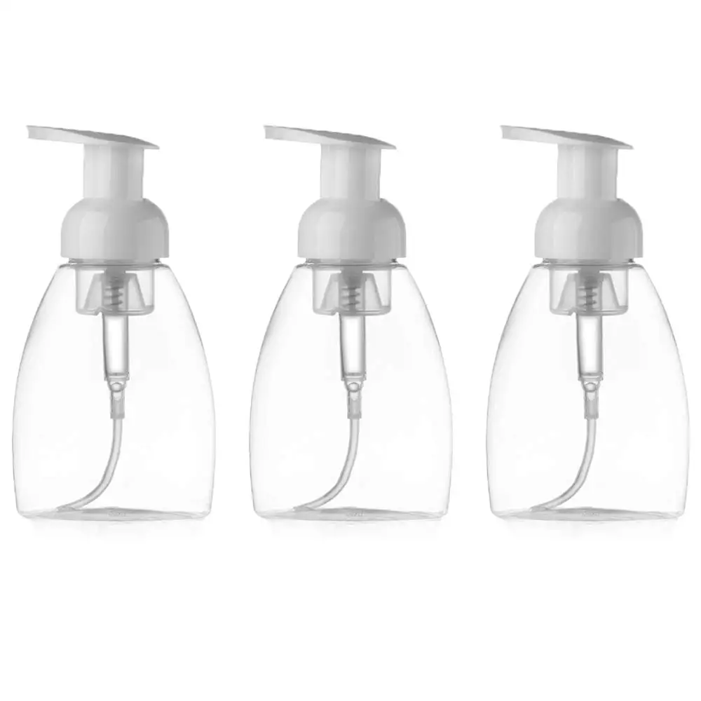 250ml 300ml Pet Clear Foaming Soap Dispenser Liquid Soap Foam Plastic