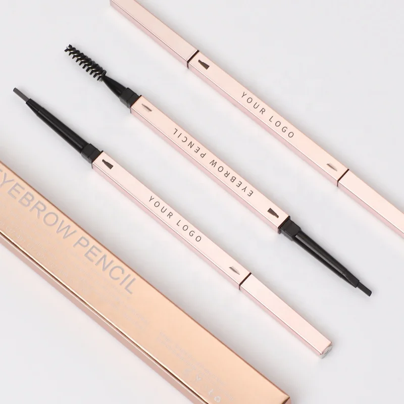 

Custom Logo Best Selling Pigmented Micro Eye Brow Pencil High Quality Brow Liner Pen 2 In 1 Vegan Private Label Eyebrow Pencil