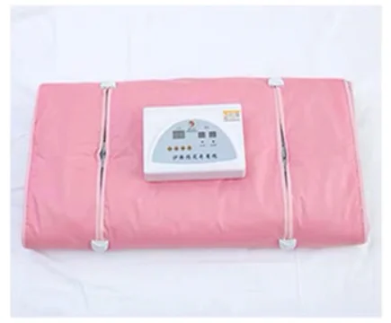 

September New Trade Festival Home Use Portable Heating Slimming Detox Far Infrared Sauna Blanket, Orange/pink/grey/purple