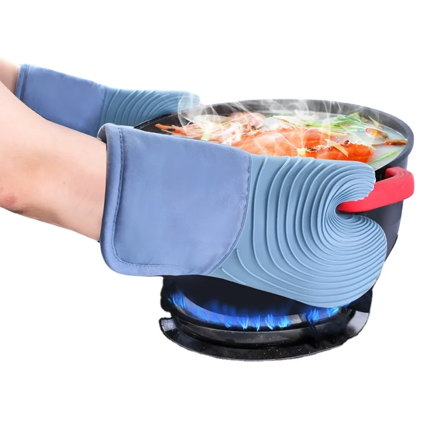 

Amazone Hot Sale Silicon Oven Gloves Kitchen Gloves Silicone Oven Mitts