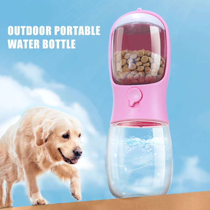 

Pink Blue White Pet Reusable Water Bottles Plastic Dog Bottle Water Pet Bottle Manufacturing