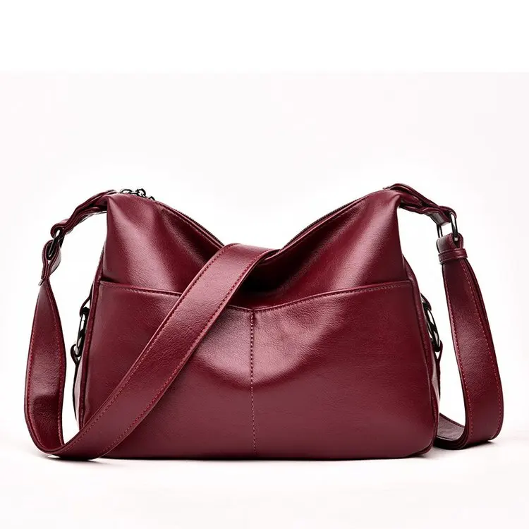 

Wholesale custom luxury women outdoor single shoulder waterproof pu leather shopping bag, Any color are available