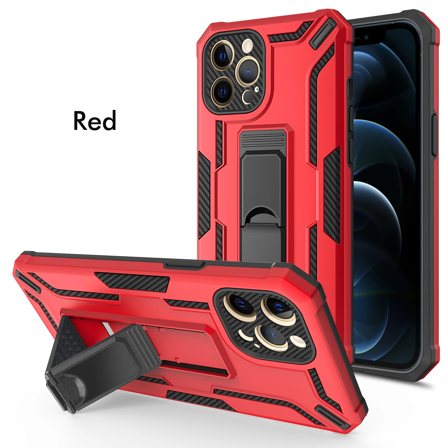 

For iPhone 12 Magnetic Case, hybrid Shockproof Phone Case For iPhone 12 pro