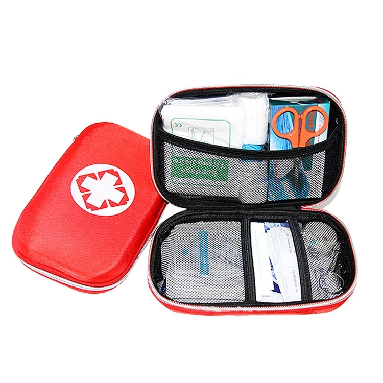 

Portable Emergency Medical Home Car Outdoor travel Hiking First Aid Kit, Red